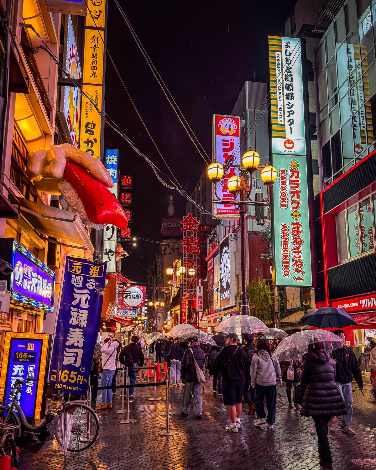 W12. Osaka nights, Nara deer.